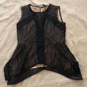 Bcbg black blouse